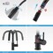 Kibi Circular Single Handle Pull Down Kitchen & Bar Sink Faucet KKF2011MB - alternate 7